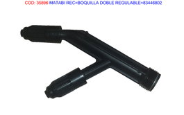 MATABI Boquilla doble regulable