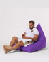 Atelier Del Sofa Pouf de Jardín Morado 145x90x35 cm