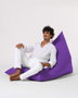 Atelier Del Sofa Pouf de Jardín Morado 145x90x35 cm