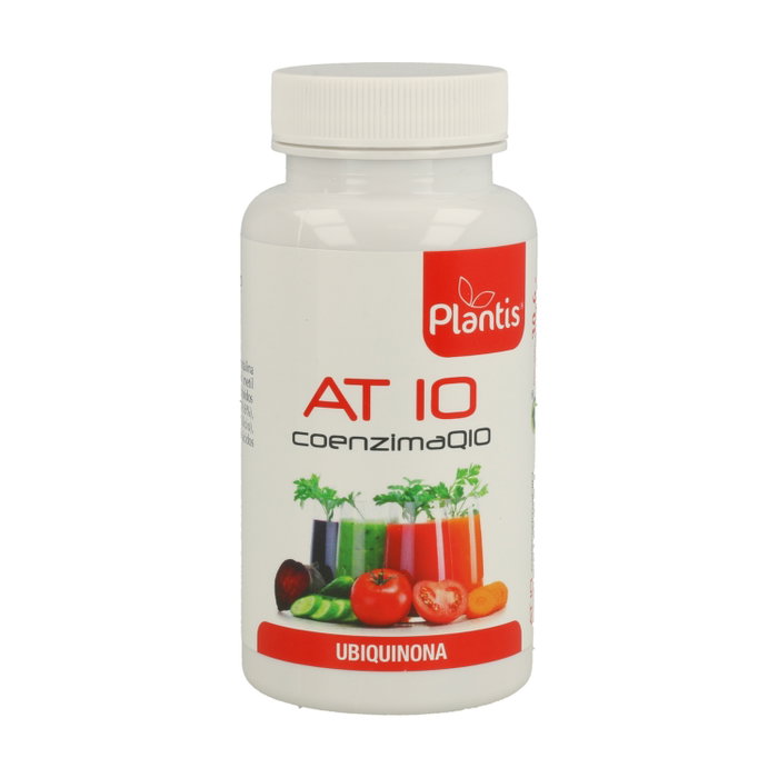 Plantis AT 10 Coenzima Q10 100 mg, 60 cápsulas, Complemento Alimenticio Energético Plantis AT 10 Coenzima Q10 100 mg, 60 cápsulas, Complemento Alimenticio Energético