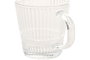 DKD Home Decor Básicos Taza de Cristal Transparente 265 ml (6 Unidades) para Casa, Cocina o Oficina, Apta Lavavajillas