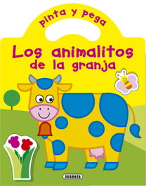 SUSAETA EDICIONES, Pinta y pega los animalitos de la granja