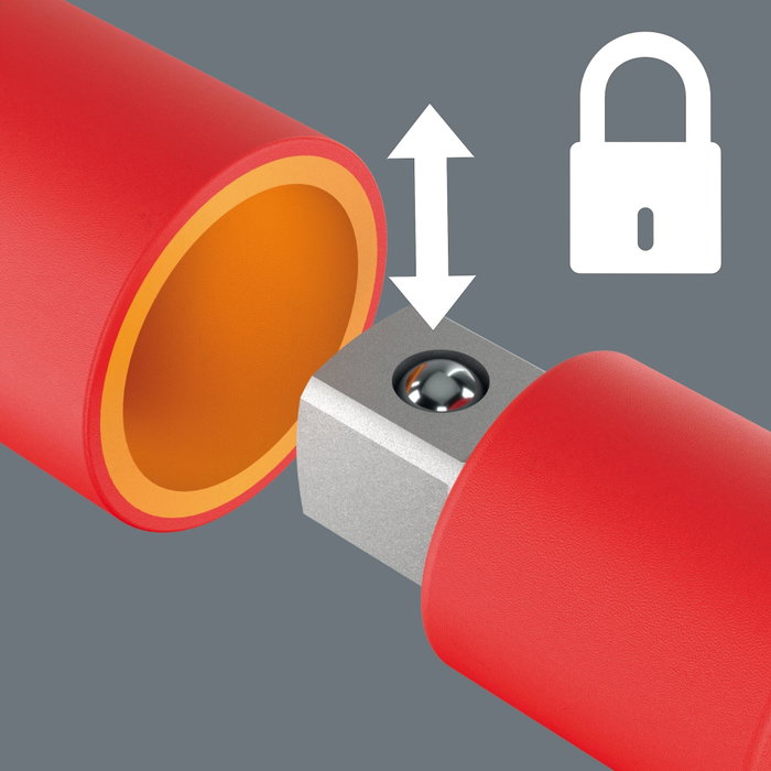 Wera 410 i VDE B RA Adaptador de mango en T para dados de 3/8 pulgadas Wera 410 i VDE B RA Adaptador de mango en T para dados de 3/8 pulgadas