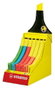 STABILO BOSS Original Marcador Fluorescente Expositor de 120 unidades
