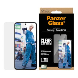 PanzerGlass Protector de Pantalla Ultra-Wide Fit para Samsung Galaxy A57 5G, Transparente