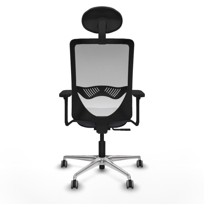PIQUERAS Y CRESPO Silla de oficina Zulema con Mecanismo Sincro, Gris oscuro y Blanco PIQUERAS Y CRESPO Silla de oficina Zulema con Mecanismo Sincro, Gris oscuro y Blanco