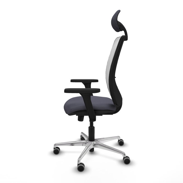 PIQUERAS Y CRESPO Silla de oficina Zulema con Mecanismo Sincro, Gris oscuro y Blanco PIQUERAS Y CRESPO Silla de oficina Zulema con Mecanismo Sincro, Gris oscuro y Blanco