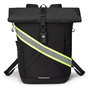 Dicota D32175-RPET Mochila COMMUTER Rolltop Urbana para Portátil 13-16 Zoll, 26L, Negro, Poliéster Reciclado