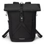 Dicota D32175-RPET Mochila COMMUTER Rolltop Urbana para Portátil 13-16 Zoll, 26L, Negro, Poliéster Reciclado