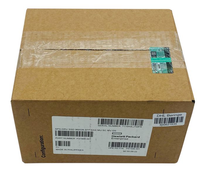Hewlett Packard Enterprise 960GB SAS 12G Mixed Use SFF Value SAS Multi Vendor Solid State Drive Hewlett Packard Enterprise 960GB SAS 12G Mixed Use SFF Value SAS Multi Vendor Solid State Drive