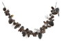 DKD Home Decor Guirnalda Navidad LED Piña Blanco Natural Dorado 8 x 120 x 8 cm (2 Unidades)