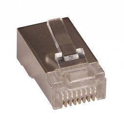 Lanview RJ45 FTP plug Cat5e para conductor trenzado AWG 24-26 (10 unidades)