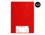 Innspiro Goma EVA rojo con film de purpurina 5 unidades