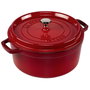 Staub Cocotte Redonda 26cm Rojo Cereza en Hierro Fundido