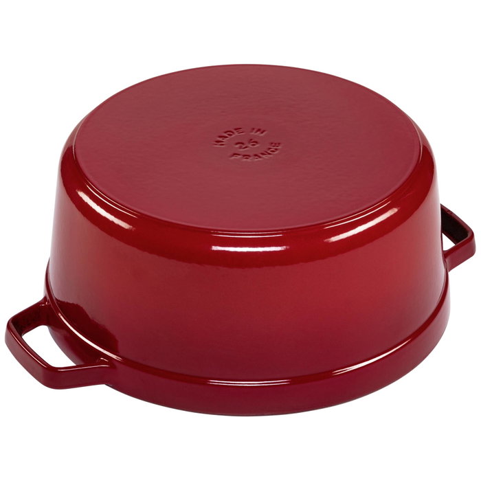 Staub Cocotte Redonda 26cm Rojo Cereza en Hierro Fundido