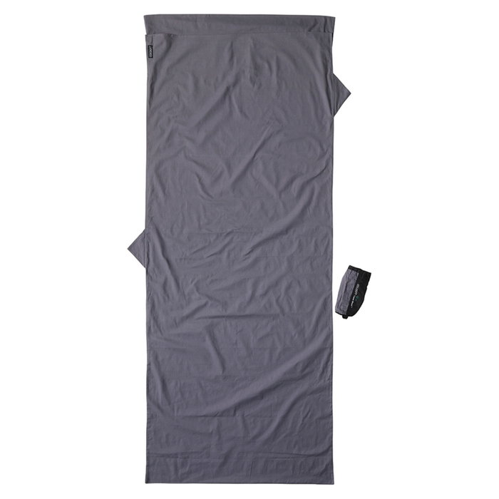 Cocoon CT44 Saco de dormir ligero rectangular en algodón gris elefante