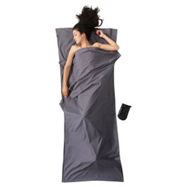 Cocoon CT44 Saco de dormir ligero rectangular en algodón gris elefante