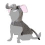 Disfraz Elefante para Mascota Talla M
