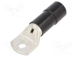 BM GROUP Punta de anillo tubular aislada M12 Ø 13mm negro