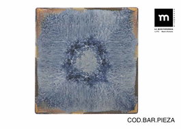 La Mediterranea Plato Llano Aelia Elite Brillo 24 x 24 cm (6 Unidades)