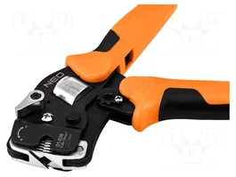 NEO TOOLS Crimpadora para terminales de cable y casquillos aislados