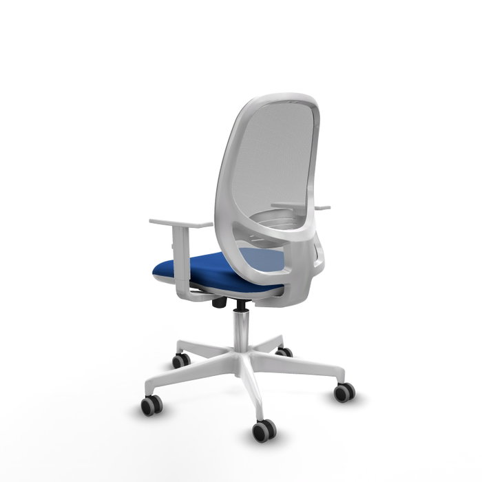 PIQUERAS Y CRESPO Silla de oficina Cilanco Azul y Gris con Mecanismo Sincro/Traslack PIQUERAS Y CRESPO Silla de oficina Cilanco Azul y Gris con Mecanismo Sincro/Traslack