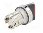 SIEMENS Interruptor rotativo 22mm rojo