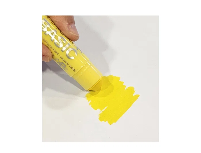 Playcolor Témpera Sólida Basic One Amarillo 12 Unidades