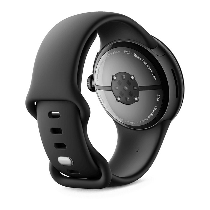 Google Pixel Watch 3 (41mm) WiFi Reloj Inteligente GPS 5 ATM Wear OS - Correa Obsidian Negro