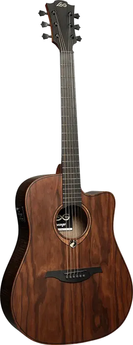 LAG Guitarra Acústica Electroacústica Dreadnought Cutaway A/E Natural Satinado Sauvage Lag LAG Guitarra Acústica Electroacústica Dreadnought Cutaway A/E Natural Satinado Sauvage Lag