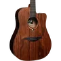 LAG Guitarra Acústica Electroacústica Dreadnought Cutaway A/E Natural Satinado Sauvage Lag