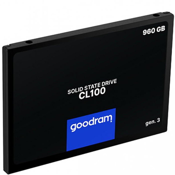 Goodram CL100 960 GB SSD SATA III 2.5" - 540 MB/s Lectura, 460 MB/s Escritura, 3D NAND, para PC/Portátil