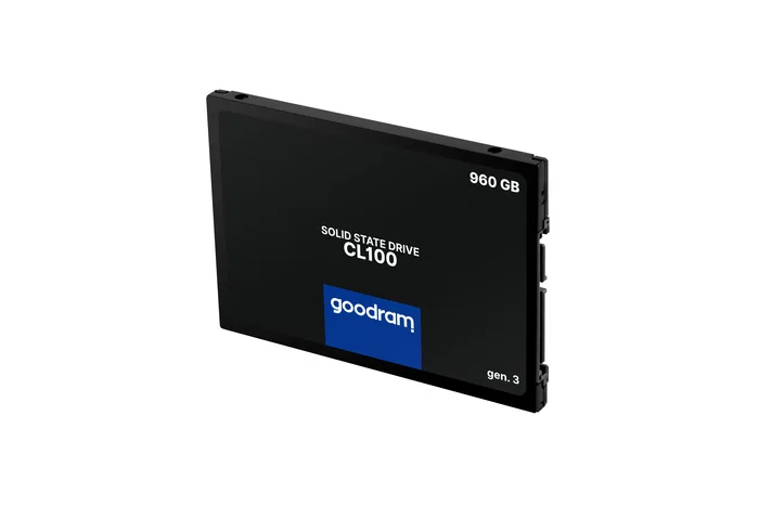 Goodram CL100 960 GB SSD SATA III 2.5" - 540 MB/s Lectura, 460 MB/s Escritura, 3D NAND, para PC/Portátil