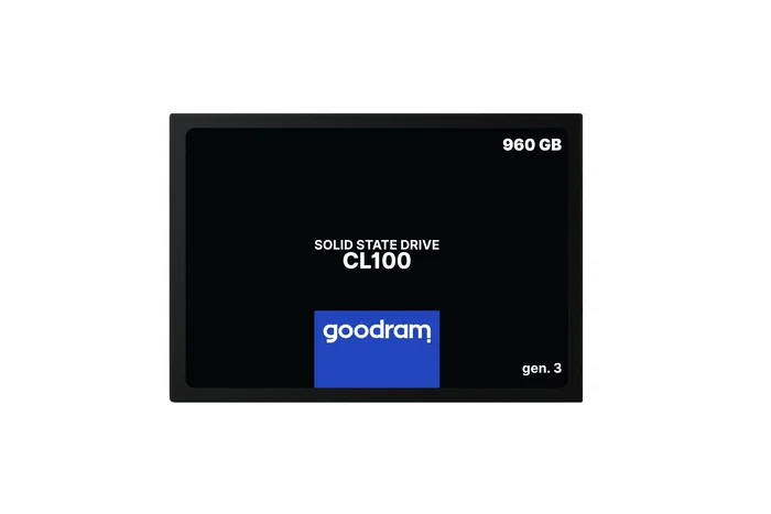 Goodram CL100 960 GB SSD SATA III 2.5" - 540 MB/s Lectura, 460 MB/s Escritura, 3D NAND, para PC/Portátil