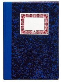 Dohe Cuaderno Cartoné 80 Hojas Cuarto Natural Rayado Horizontal 70 gr Azul