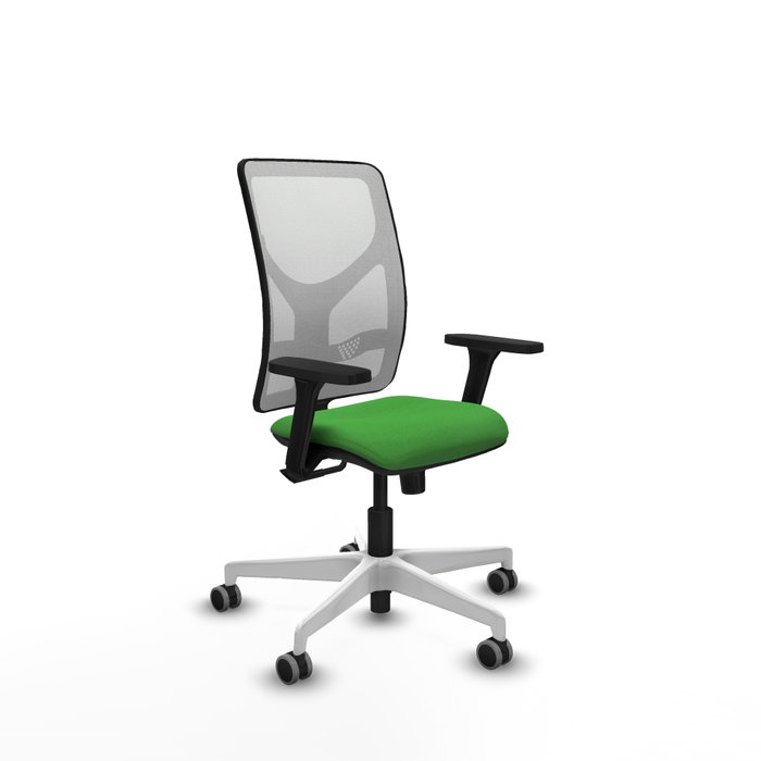PIQUERAS Y CRESPO Silla de oficina Motilla con mecanismo Sincro, Verde y Blanco PIQUERAS Y CRESPO Silla de oficina Motilla con mecanismo Sincro, Verde y Blanco