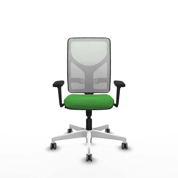 PIQUERAS Y CRESPO Silla de oficina Motilla con mecanismo Sincro, Verde y Blanco PIQUERAS Y CRESPO Silla de oficina Motilla con mecanismo Sincro, Verde y Blanco