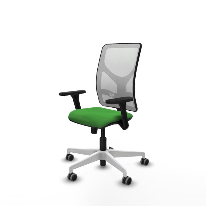 PIQUERAS Y CRESPO Silla de oficina Motilla con mecanismo Sincro, Verde y Blanco PIQUERAS Y CRESPO Silla de oficina Motilla con mecanismo Sincro, Verde y Blanco