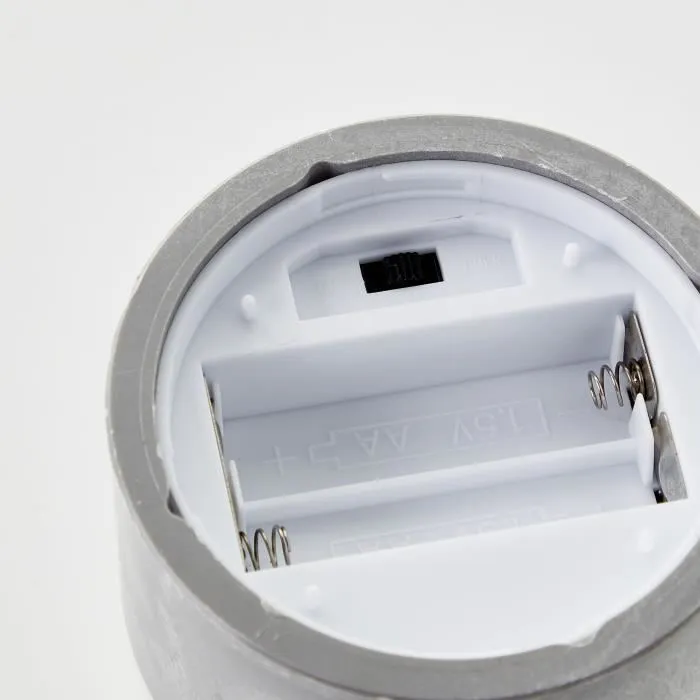 Brilliant Lote 3 Lámparas de Mesa LED BRI4004353428326 - 2500K - Plástico y Vidrio - Vidrio Gris y Ahumado