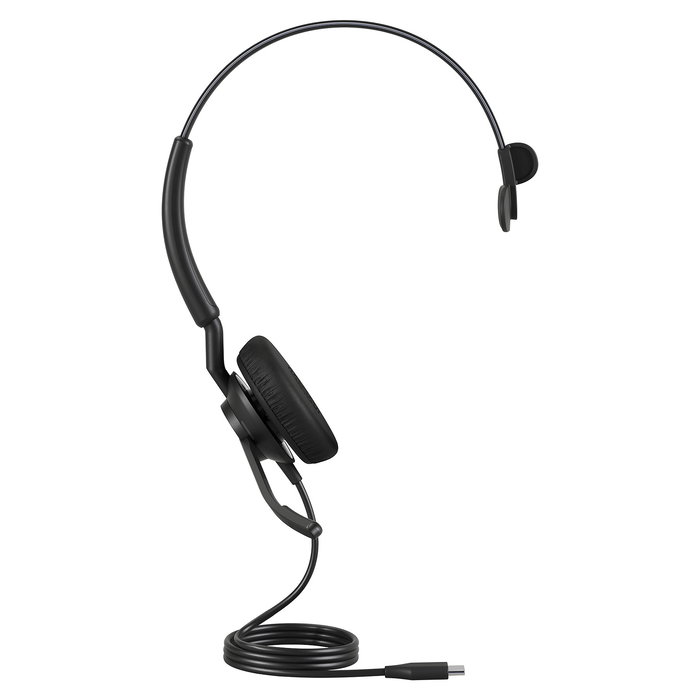 Jabra Engage 40 Auriculares Diadema Mono con Micrófono Boom Alámbrico USB-C para Oficina/Call Center, Certificado Teams, Zoom, Cisco, Negro