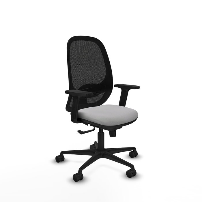 PIQUERAS Y CRESPO Silla de oficina Cilanco con mecanismo Sincro, Gris claro y Negro PIQUERAS Y CRESPO Silla de oficina Cilanco con mecanismo Sincro, Gris claro y Negro