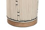 DKD Home Decor Lámpara de Pie Algodón y Rafia Nudo Natural