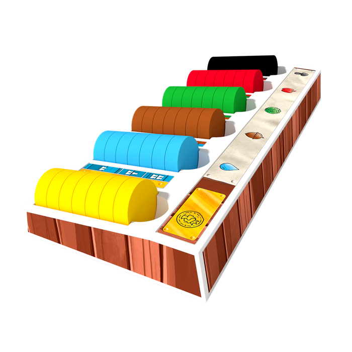 Space Cow Splendor Kids - Juego de Mesa Infantil de Estrategia para Niños a Partir de 6 Años, 2-4 Jugadores, Tablero Modular, en Español