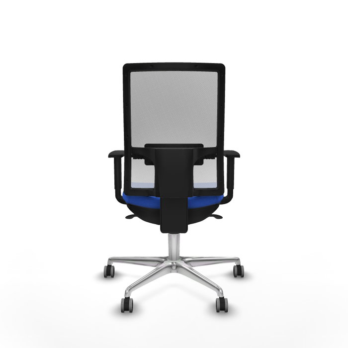 PIQUERAS Y CRESPO Silla de oficina Horna con mecanismo Sincro, Azul y Blanco PIQUERAS Y CRESPO Silla de oficina Horna con mecanismo Sincro, Azul y Blanco