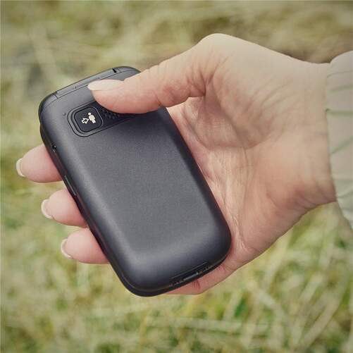 Panasonic - Teléfono móvil 4G Concha, móvil de concha plegable con conectividad 4G