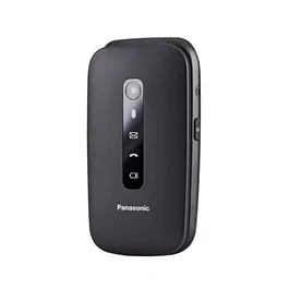 Panasonic KX-TU550 Teléfono Móvil Básico 4G para Personas Mayores, Resistente a Golpes, Pantalla 2.8", Bluetooth 5.0, Cámara 1.2MP, Color Negro