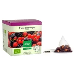 ALMA HOME Infusión Frutas del Bosque con Hibisco, Manzana y Fresa 15 Pirámides Eco Vegan