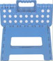 Marbueno Taburete Plegable de Plástico Azul 33x26x27 cm