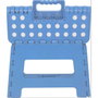 Marbueno Taburete Plegable de Plástico Azul 33x26x27 cm