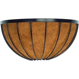 Garden Id Cesta de pared 05020135 Coco Premium Estructura Sólida Profunda para Desarrollo de Plantas 40x20 H20 cm